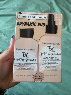 BNIB Bumble and bumble pret a powder Drynamic Duo